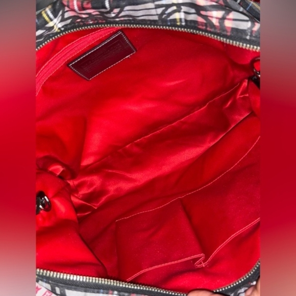 Coach Lavender Luggage Tag with Black Script Charm - Picture 14 of 15